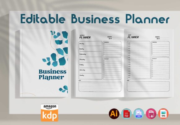 2022 Business Planner Bundle: Graphics for KDP Interiors