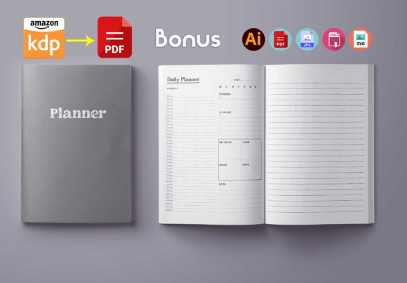 2022 Daily KDP Interiors Ready Planner: Graphics for Real Publishing