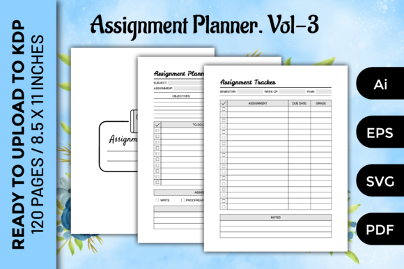 Assignment Planner Graphics for Kdp Interiors