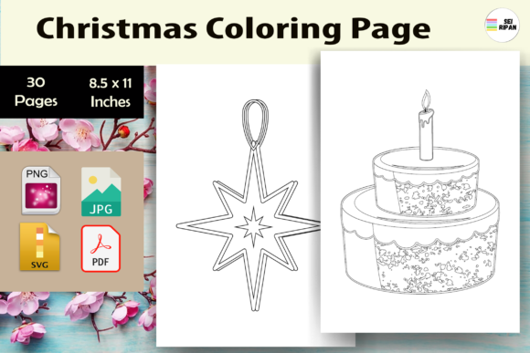 Christmas Coloring Page Kids 3-KDP