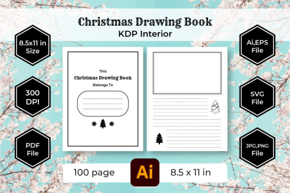 Christmas Draw and Write Journal KDP - 2