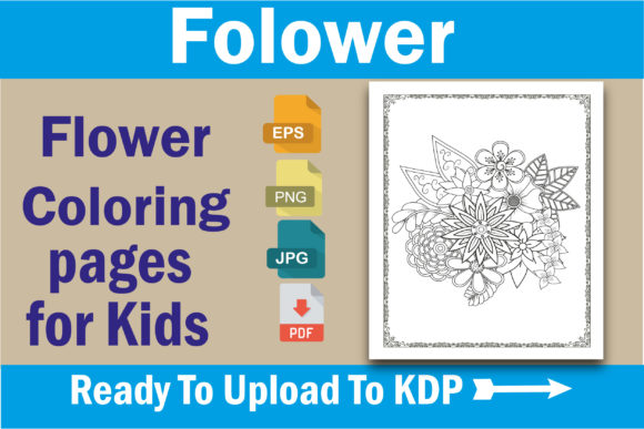 Floral Coloring Pages for Kids: Graphics Freebies That Elevate Local Branding