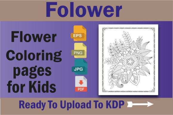 Floral Coloring Pages: Freebies & Graphics for Local Branding