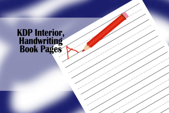 KDP Interior, Handwriting Book Pages