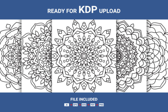 Mandala Coloring Book Kdp Interior