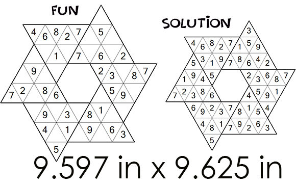 Star Sudoku AKA Hoshi Sudoku Easy Graphics Freebies